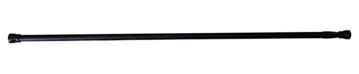 GEYSER® forhængsstang sort 110-200 cm Ø22 mm